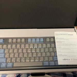 레오폴드 fc750r pd 저소음적축