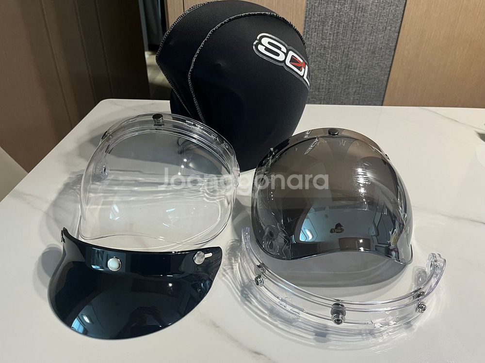 SOL AO-1 화이트 XXL 헬멧--4