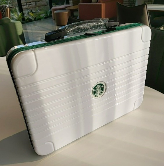 (새상품) 스타벅스(소프트 하드케이스)노트북가방 파우치