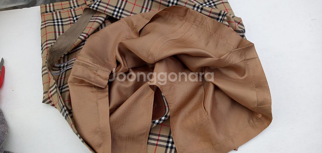 정품 버버리 스커트~30인치 상태양호--6