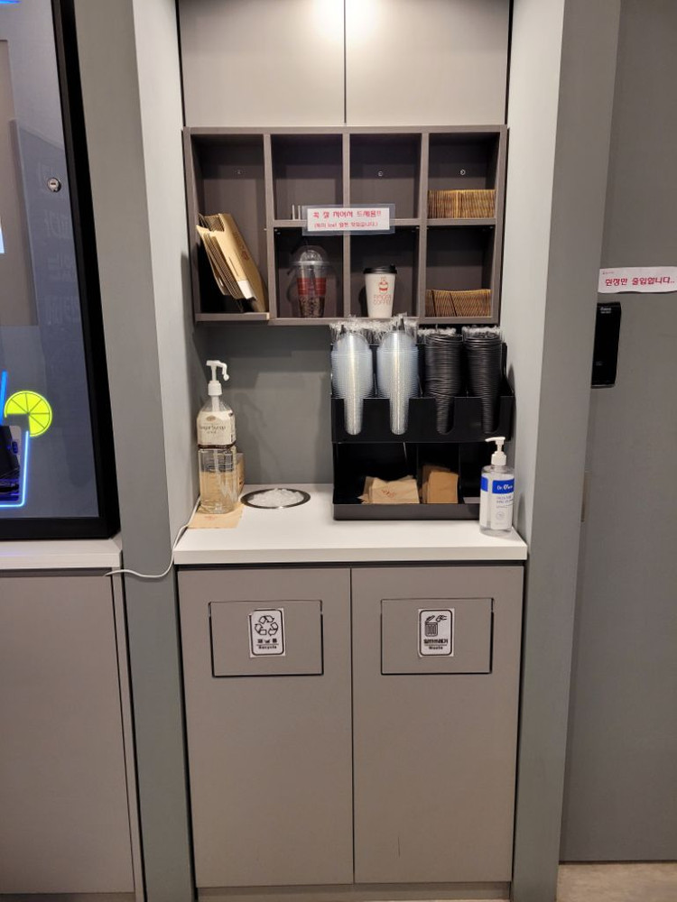 무인카페 커피머신(DY3100,그레이)핑거커피 기계양도 이미지