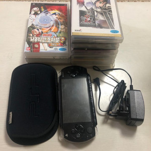 psp1005게임기와 게임팩 11개