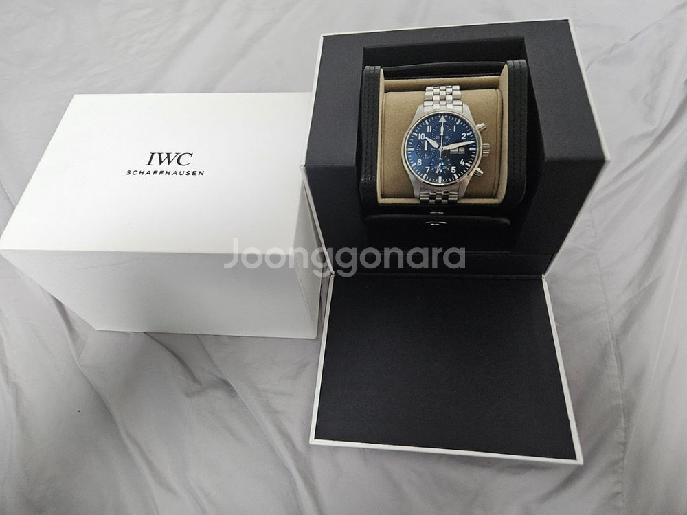 IWC 파일럿 신형 43MM 스틸 브레이슬릿 풀세트--3