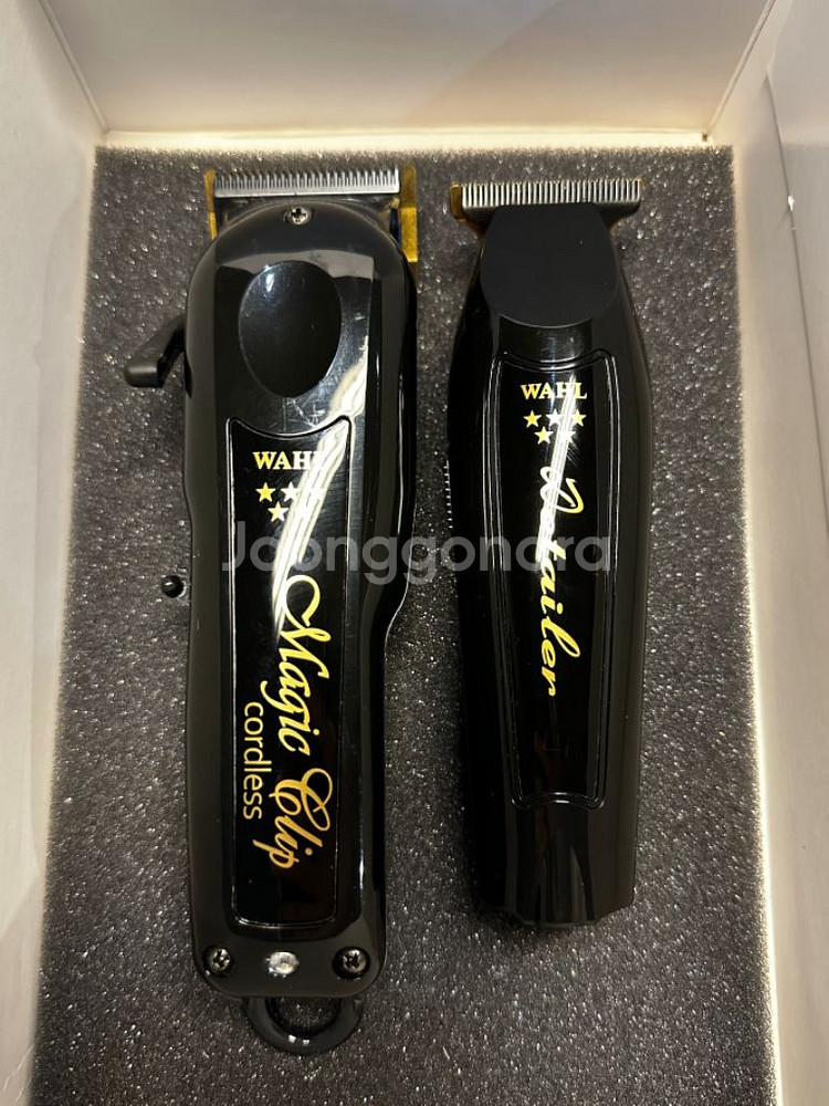 WAHL 클리퍼 바버콤보 블랙에디션 팝니다--1