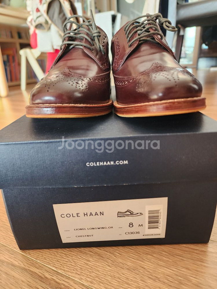 콜한 cole haan 리오넬 롱윙 옥스퍼드 드레스 슈--3