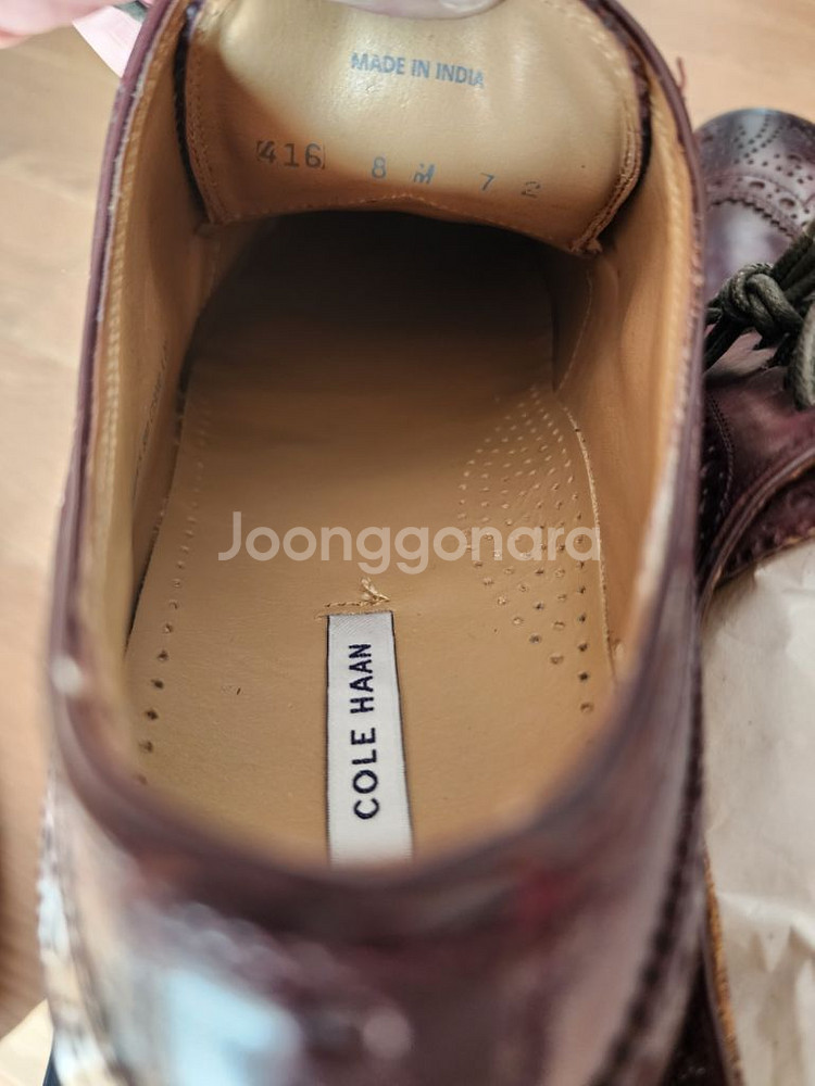 콜한 cole haan 리오넬 롱윙 옥스퍼드 드레스 슈--6