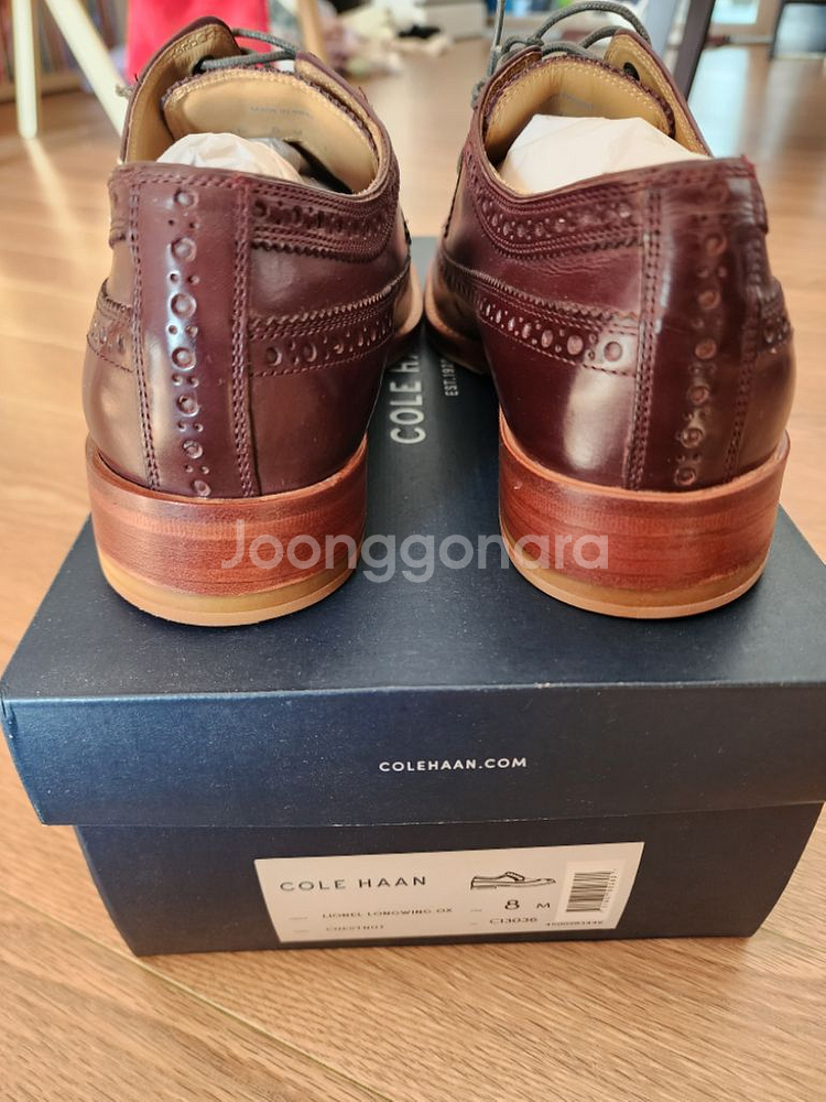콜한 cole haan 리오넬 롱윙 옥스퍼드 드레스 슈--5