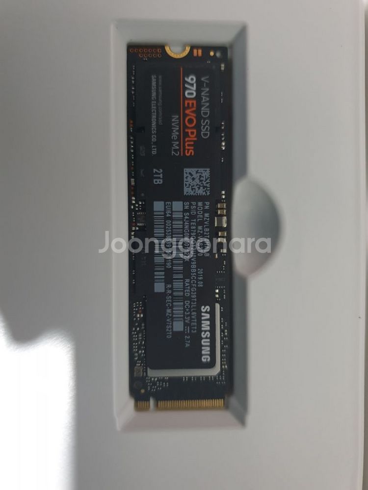 삼성 970 Evo+ plus 2TB 팝니다--1