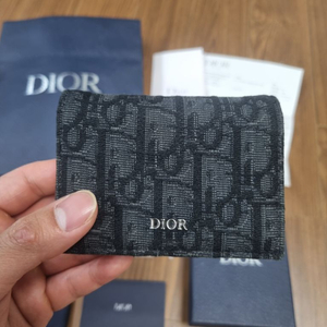 (백화점판)디올 오블리크 비즈니스 카드지갑