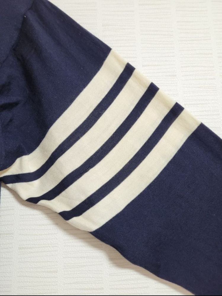 톰브라운 메리노룰 가디건 네이비 3사이즈--7