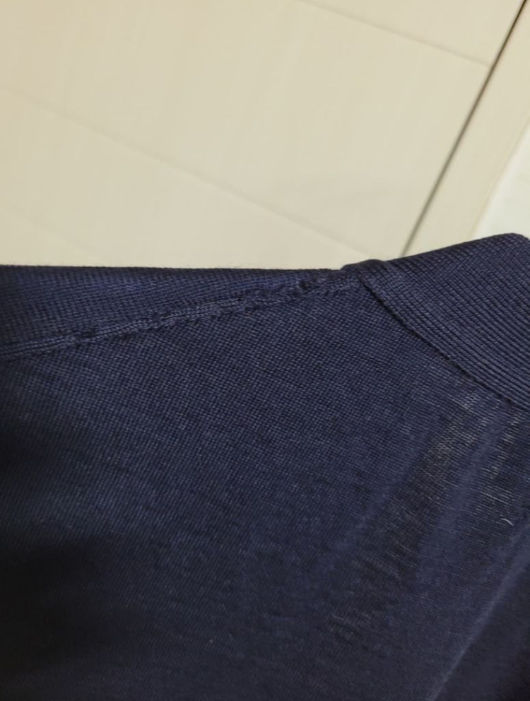 톰브라운 메리노룰 가디건 네이비 3사이즈--9