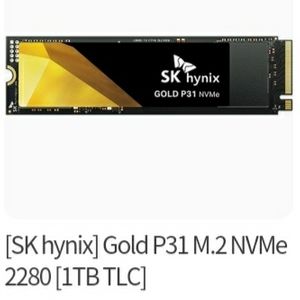 [미개봉] SK Hynix gold p31 m.2 1T