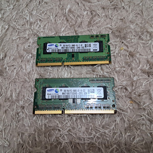 삼성 노트북용 DDR3 RAM 2GB 2개