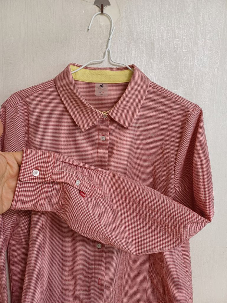 여성 밀레 봄.가을 여름 쿨 등산셔츠 (스판100) 이미지