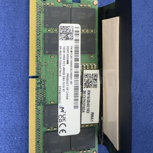 마이크론 DDR5-4800mhz 16기가 노트북용램 팝