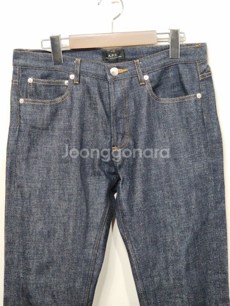 (29) APC 아페세 청바지 생지 셀비지라인 데님팬츠--1