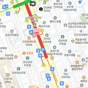 강남역 인근 월 주차자리 구합니다