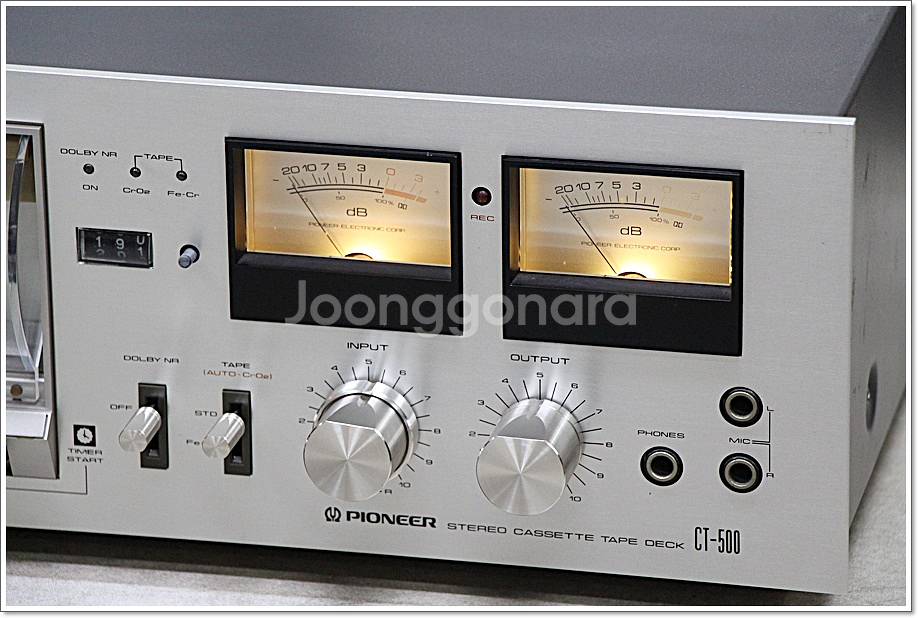 파이오니아(일본) A급 고급형 싱글데크 CT-500--3