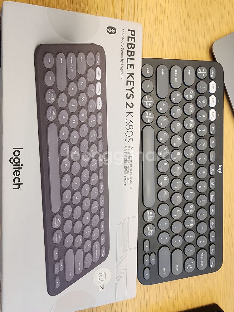 로지텍 pebble keys 2 k380s 스모키블랙--1