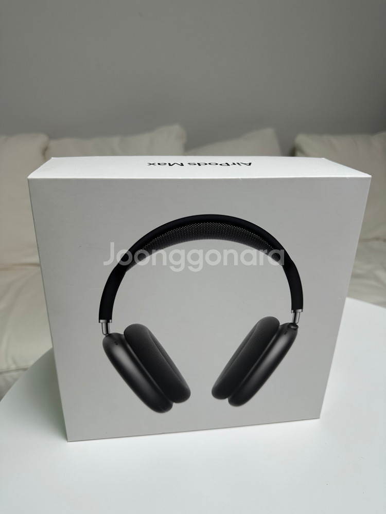 애플 에어팟 맥스 스페이스 그레이 판매합니다--0