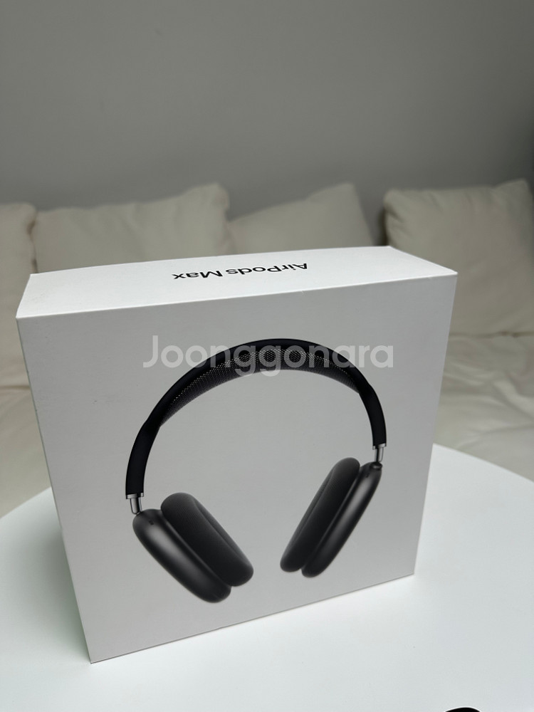 애플 에어팟 맥스 스페이스 그레이 판매합니다--9