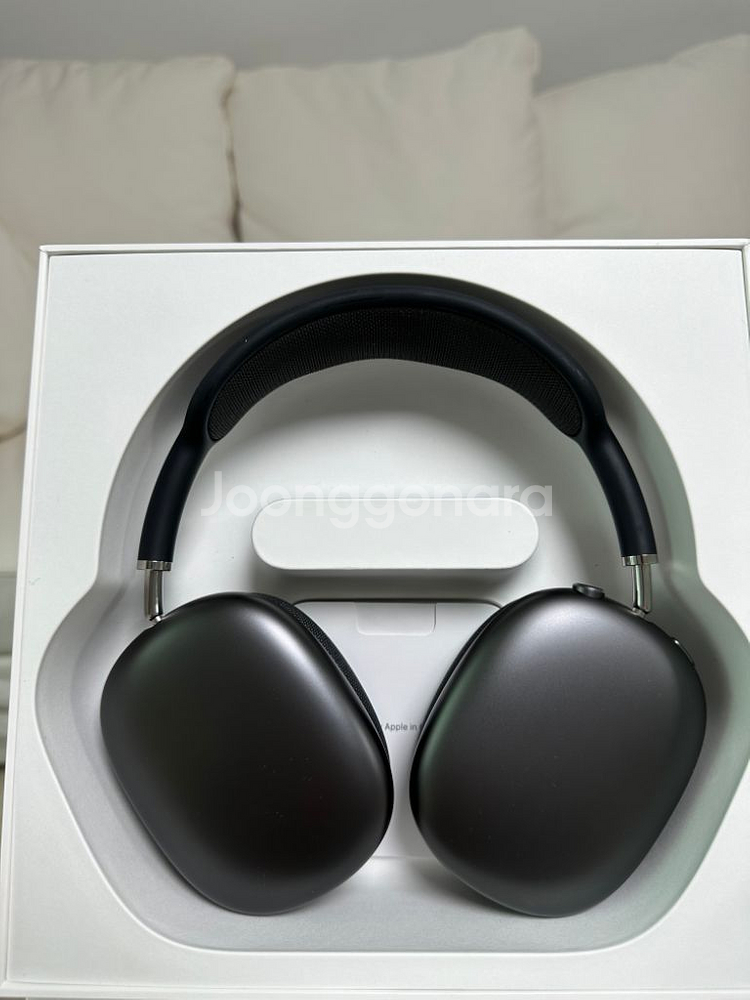 애플 에어팟 맥스 스페이스 그레이 판매합니다--5