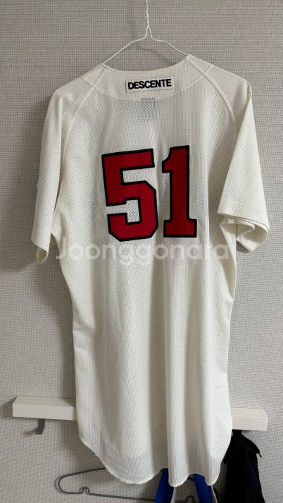 고려대학교 홈 야구복 (선수지급용)--1