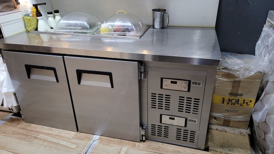 1500 테이블 업소용 냉동고 냉장고 카페 정리 폐업