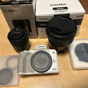 캐논 m50 및 렌즈