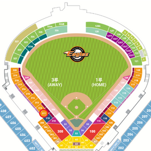 4/19 한화vs삼성 3루1층내야2장 판매/교환