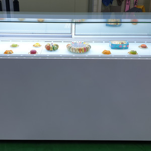 마카롱 디저트 냉장 쇼케이스