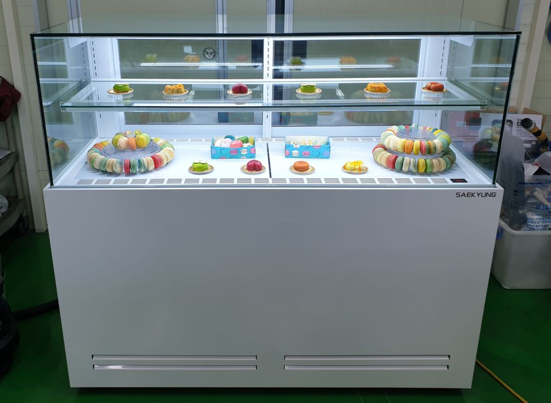 마카롱 샌드위치 디저트 냉장 쇼케이스