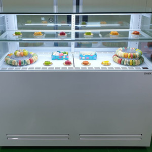 마카롱 샌드위치 디저트 냉장 쇼케이스