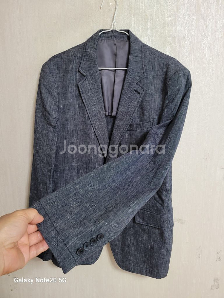남성 스파오 봄.가을 면.린넨 캐주얼자켓 (100)--2