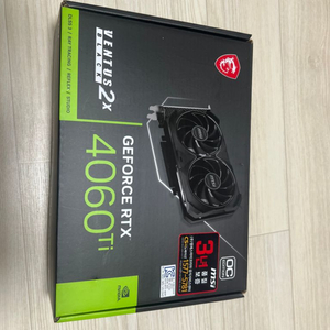 MSI 지포스 RTX4060Ti 벤투스 2X 블랙OC