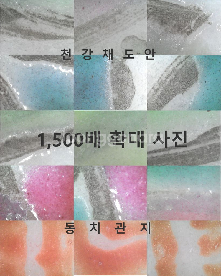 대청 동치년제(1861~1875) 천강채 화조도 합 쌍--9