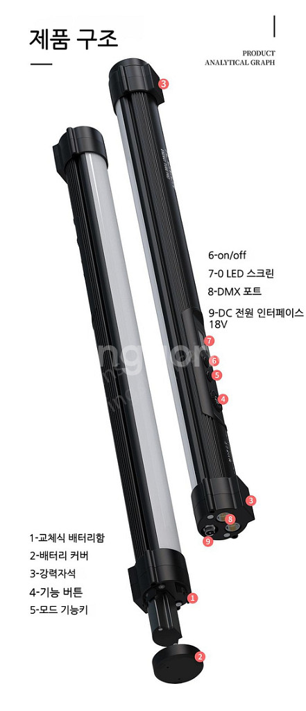 yc어니언 에너지튜브(촬영용조명) 팝니디--4