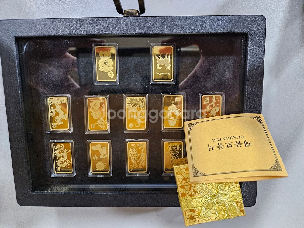 12지신 쥐띠 1돈 골드바--2