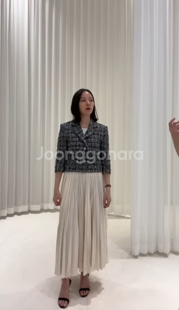 R2W 레디투웨어 트위드 블랙/ 택O /새상품--7