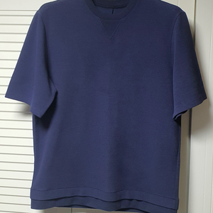 시스템 옴므-피케 라운드 넥 티셔츠-네이비(105)