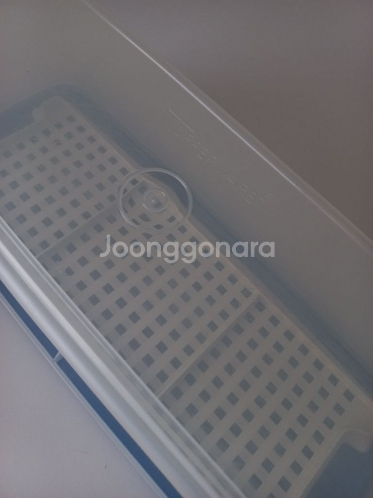 [새상품+무배] 타파웨어 사각 채반세트, 캠핑 밀폐용기--3