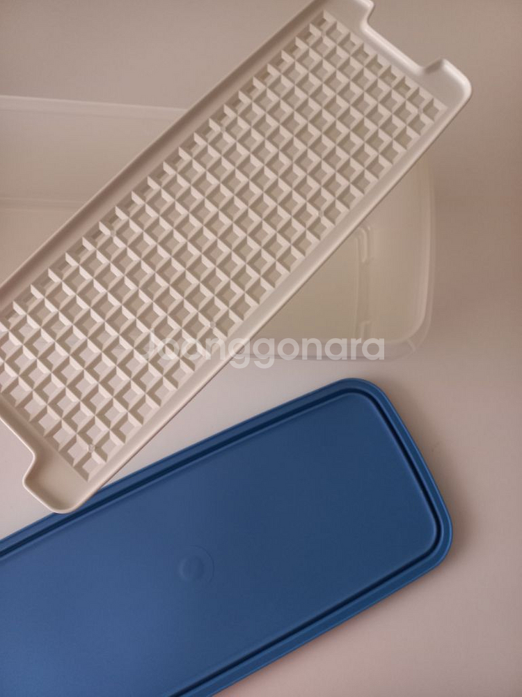 [새상품+무배] 타파웨어 사각 채반세트, 캠핑 밀폐용기--2