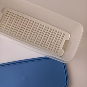 [새상품+무배] 타파웨어 사각 채반세트, 캠핑 밀폐용기