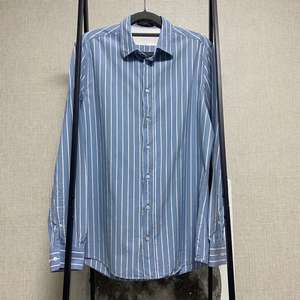정품 M) 루이비통 블루 스트라이프 셔츠 95~100