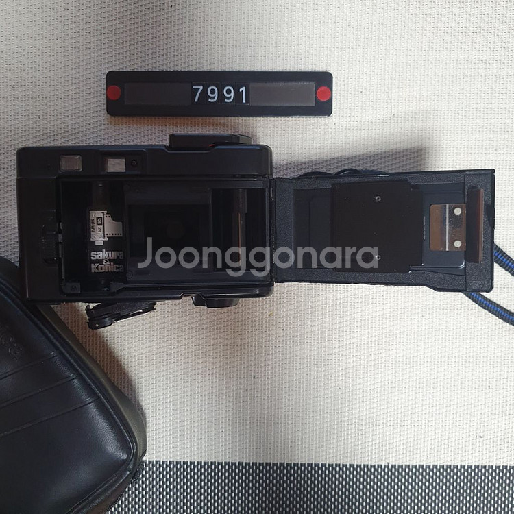코니카 팝 레드 필름카메라 파우치포함--4