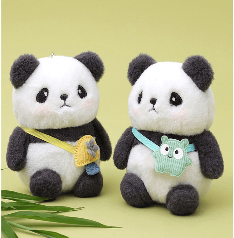 1+1 에버랜드 푸바오 팬더 유치원 커플키링 가방열쇠 이미지