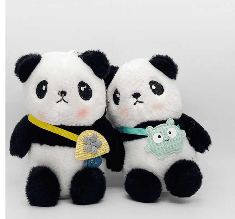 1+1 에버랜드 푸바오 팬더 유치원 커플키링 가방열쇠 이미지