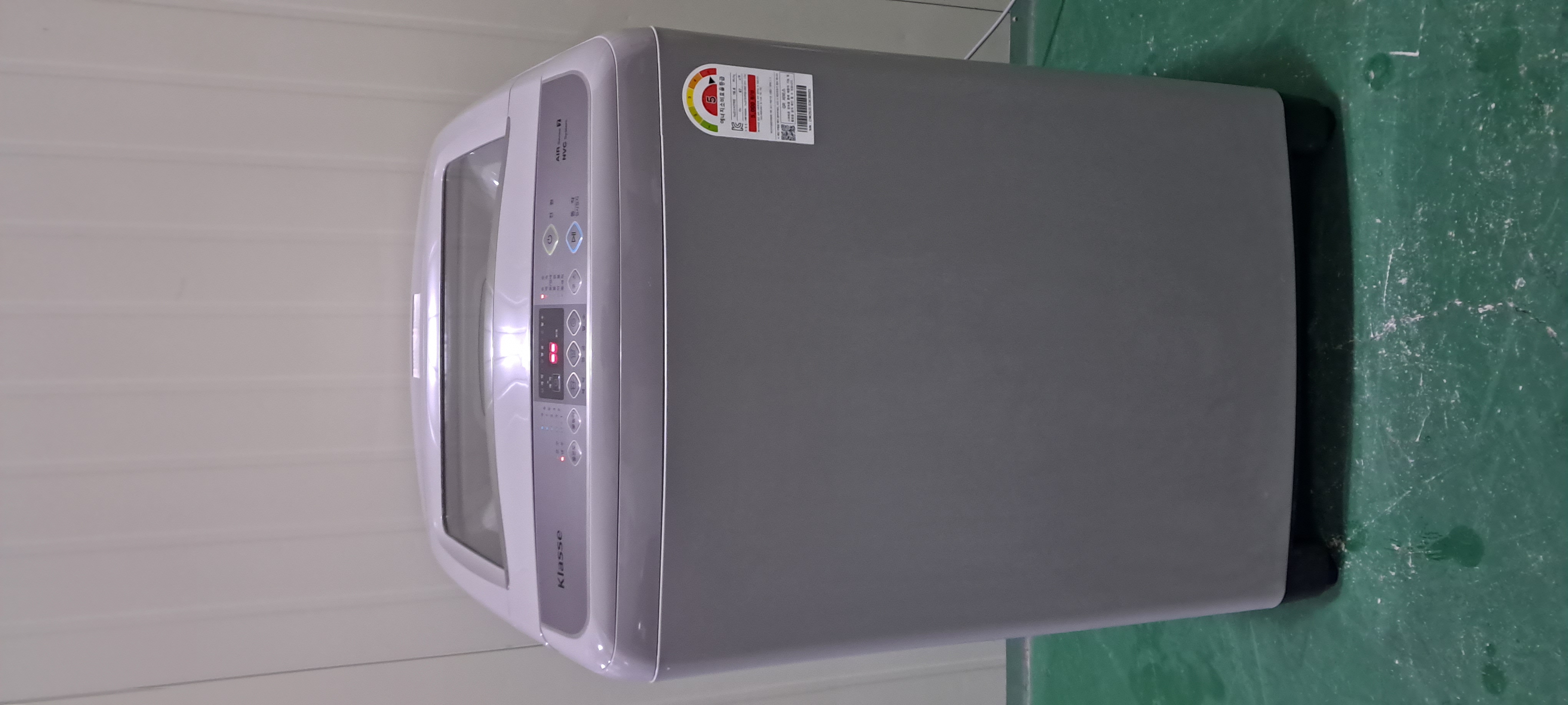 2487 대우클라쎄 15KG 통돌이세탁기(메탈그레이)