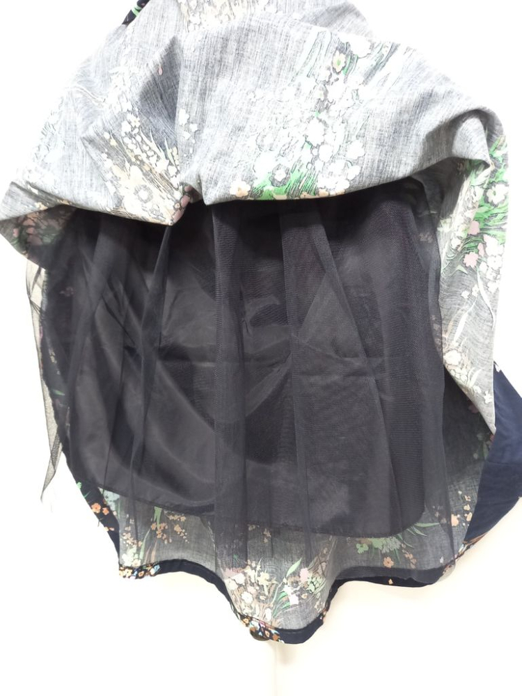 새 더블스텐다드 춘추 버슬 플레어 스커트 44--7