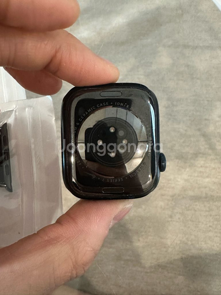 애플워치 7 gps 44mm 나이키에디션 배터리 95%--4